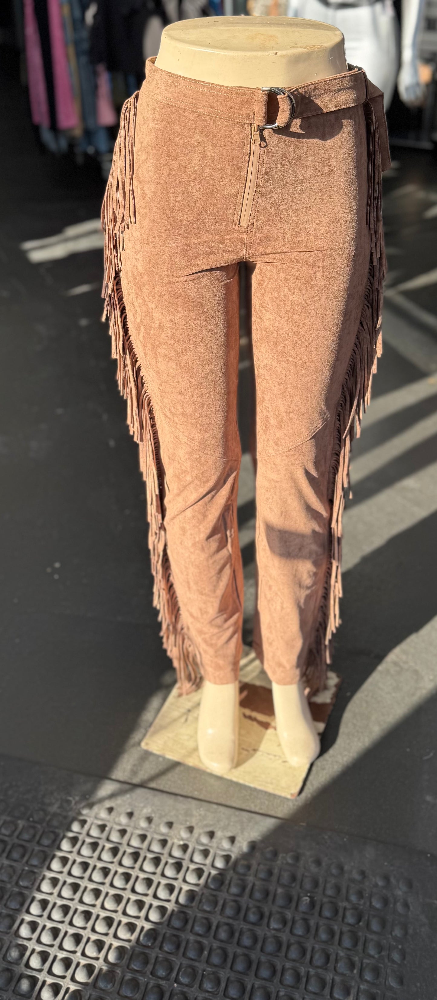 Brown fringe